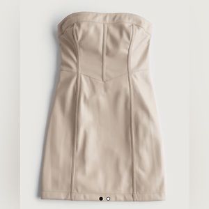 Social Tourist by Hollister Co Vegan Leather Dress Size M